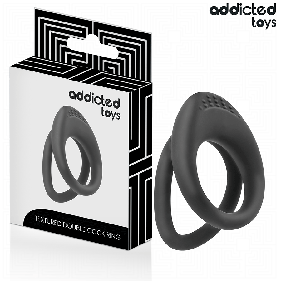 ADDICTED TOYS - ANNEAU PÉNIS À DOUBLE TEXTURE