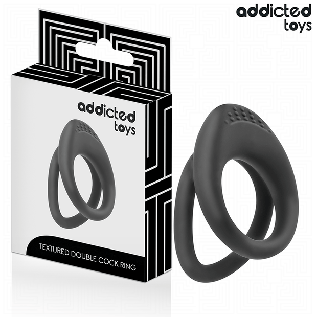 ADDICTED TOYS - ANNEAU PÉNIS À DOUBLE TEXTURE