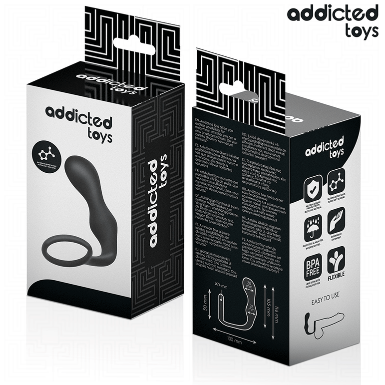 ADDICTED TOYS - PLUG ANAL AVEC ANNEAU MODÈLE 3