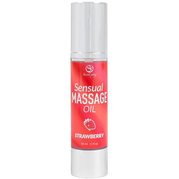 SECRETPLAY - HUILE DE MASSAGE À LA FRAISE
