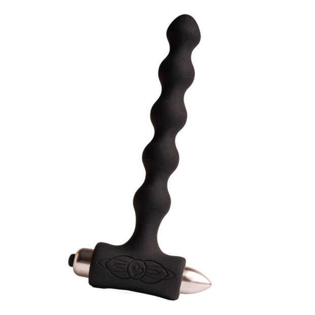 ROCKS-OFF - PETITE SENSATIONS PERLES ANAL PLUG VIBRATEUR NOIR