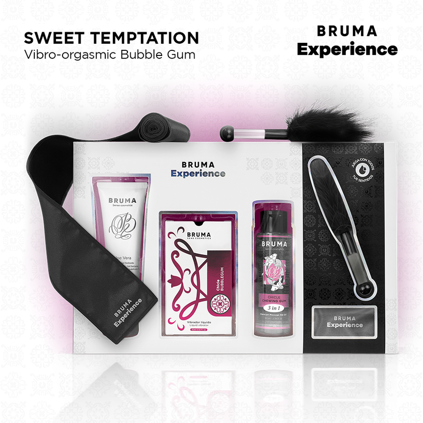 BRUMA XPERIENCE - KIT TENTATION DE GOMME SUCRÉE VIBRO-ORGASMIQUE