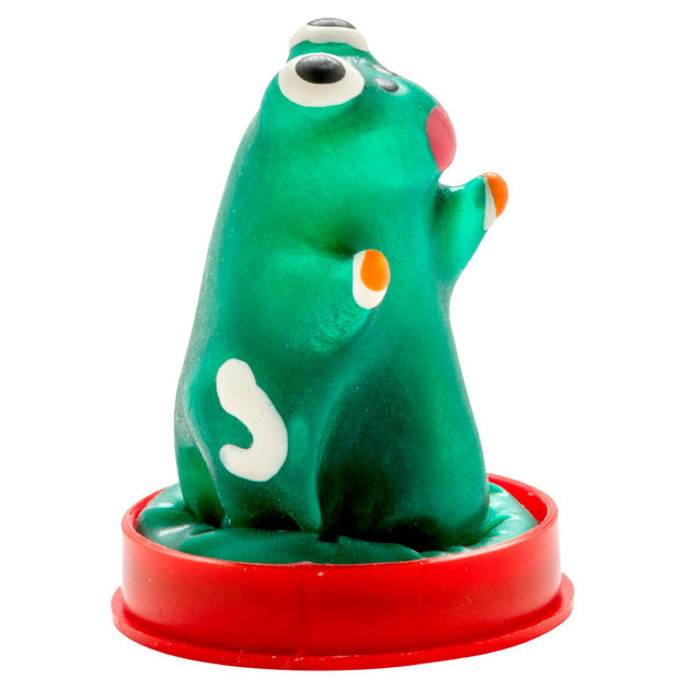 CONDOMERIE - PRÉSERVATIFS FANTAISIE PEINTS À LA MAIN MODÈLE GRENOUILLE 1