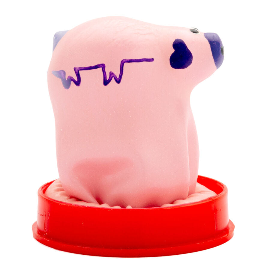 CONDOMERIE - PRÉSERVATIFS FANTAISIE PEINTS À LA MAIN PETIT COCHON