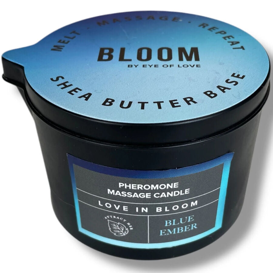 EYE OF LOVE - BLOOM BOUGIE DE MASSAGE INDICA BLEU BRISE 150 ML