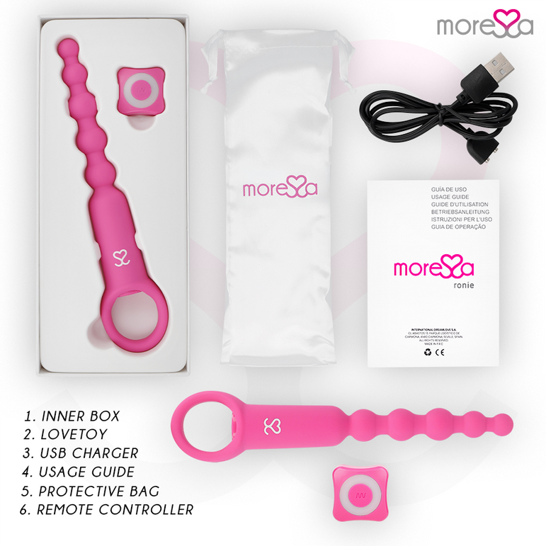MORESSA - RONIE TÉLÉCOMMANDE PLAISIR ANAL ROSE