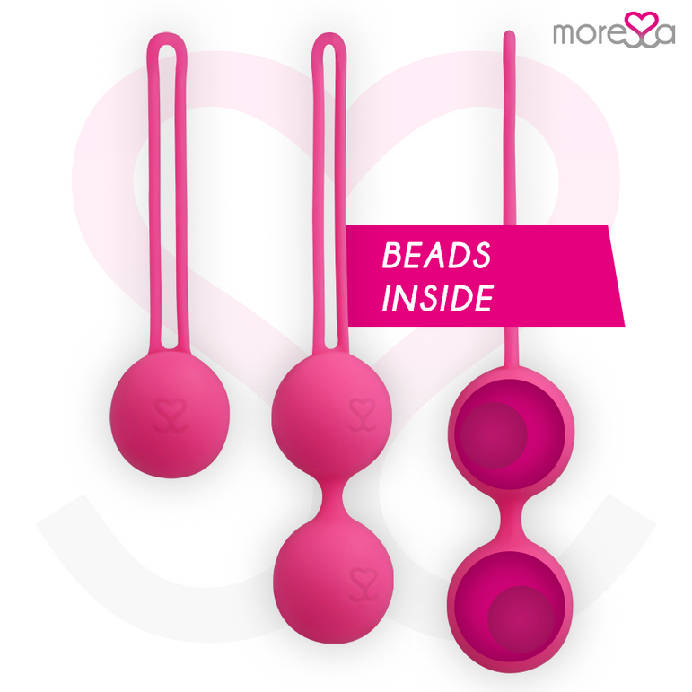 MORESSA - OSIAN SET PREMIUM SILICONE ROSE (Osian One - 51 g | Osian Two - 101 g | Osian Three 85 g)