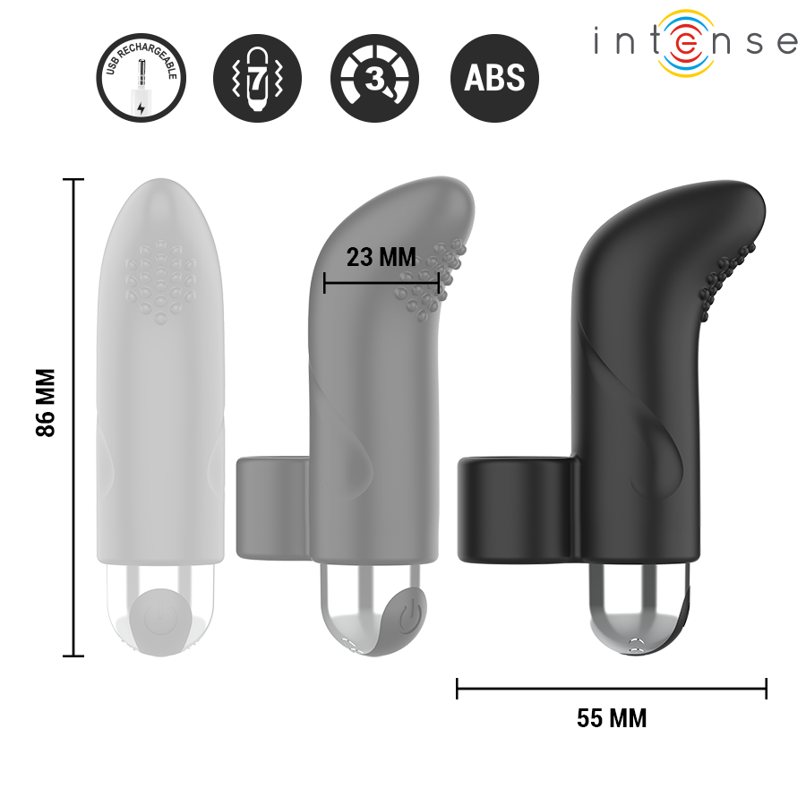INTENSE - DAMIANO STIMULATEUR DOIGT RECHARGEABLE