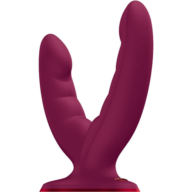 FUN FACTORY - RYDE DOUBLE GODEMICHET ROUGE VIN
