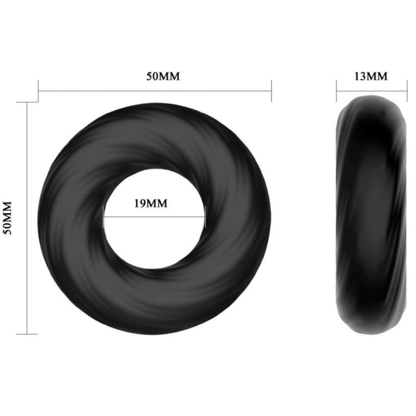 CRAZY BULL - BAGUE EN SILICONE SPIRALE