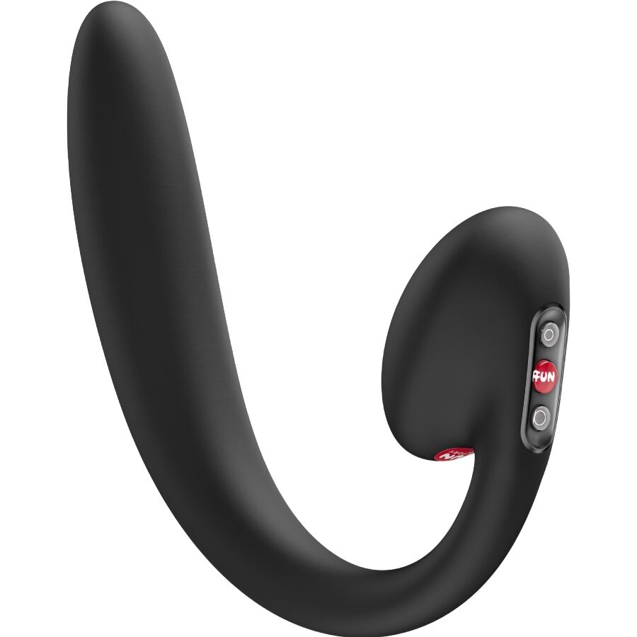 FUN FACTORY - VIBRATEUR À DOUBLE IMPULSION D'AIR INSERABLE CRESCENDO NOIR