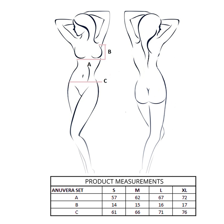 PASSION - ENSEMBLE SOUTIEN-GORGE + STRING ANUVERA BLANC S/M