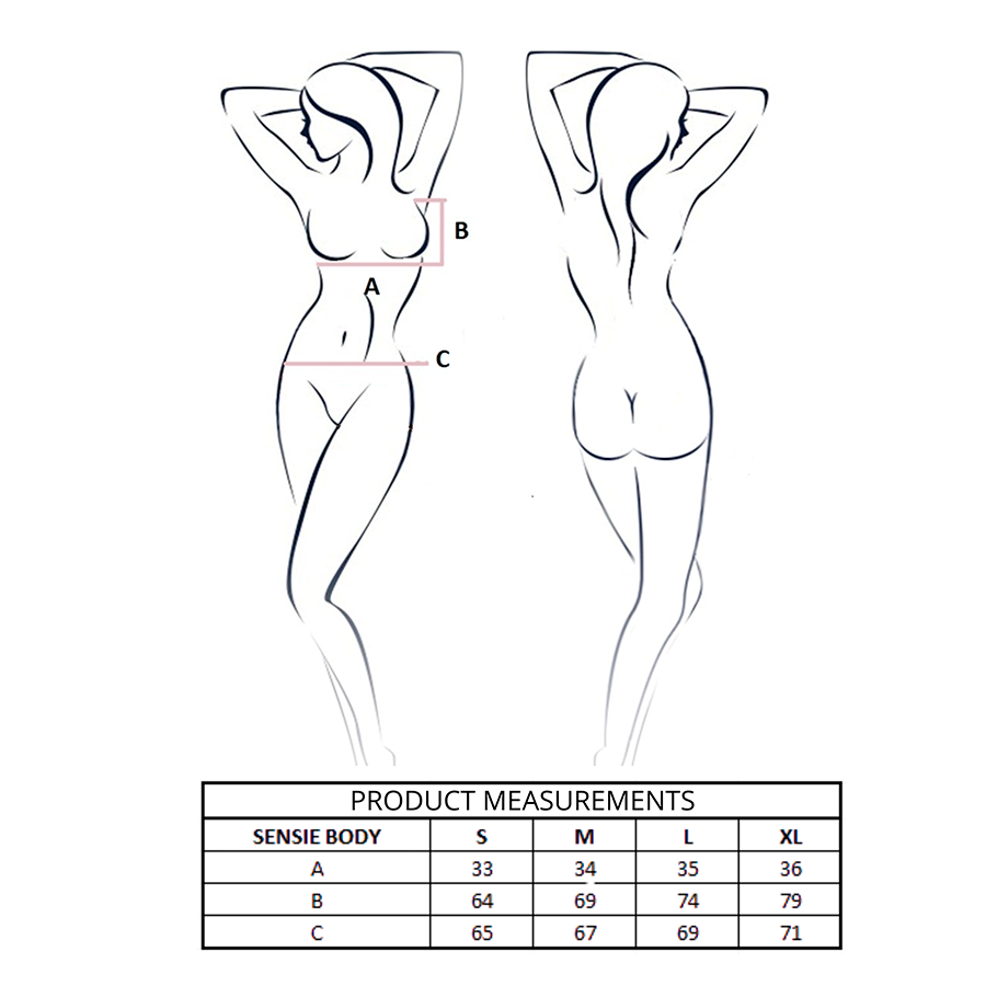 PASSION - SENSIE BODY BOURGOGNE L/XL