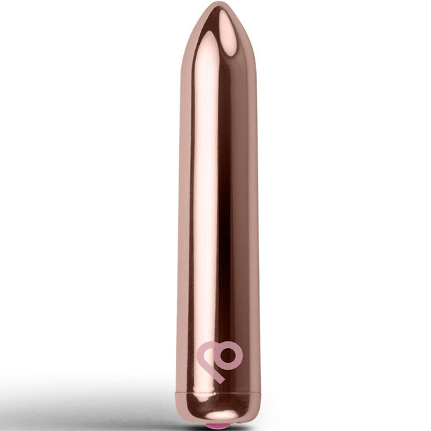 ROCKS-OFF - BALLE VIBRANTE RECHARGEABLE ROSE DORÉE