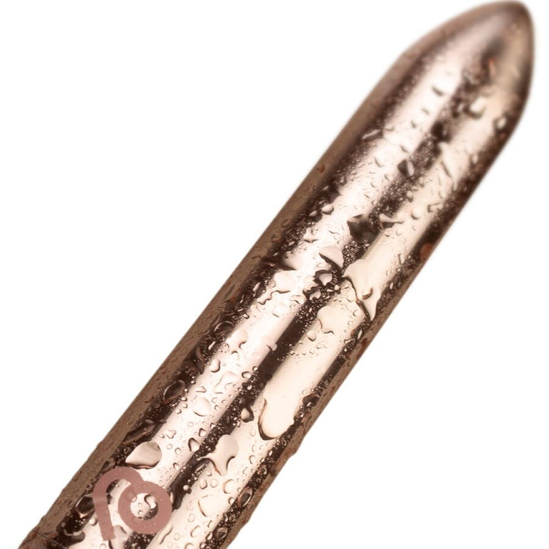 ROCKS-OFF - BALLE VIBRANTE RECHARGEABLE ROSE DORÉE