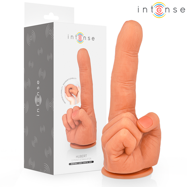 INTENSE - STIMULATEUR POINT G HUBERT MAIN FLEXIBLE 14,2 CM