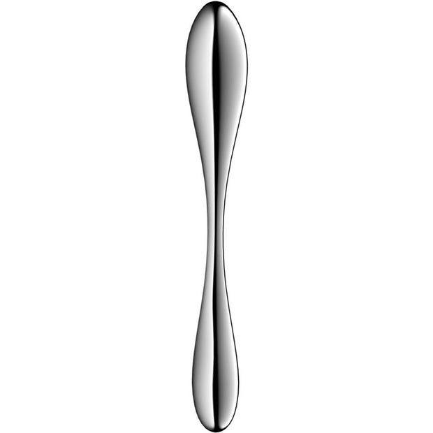 SATISFYER - STAR FORCE 3 GODEMICHET DOUBLE EN ACIER INOXYDABLE