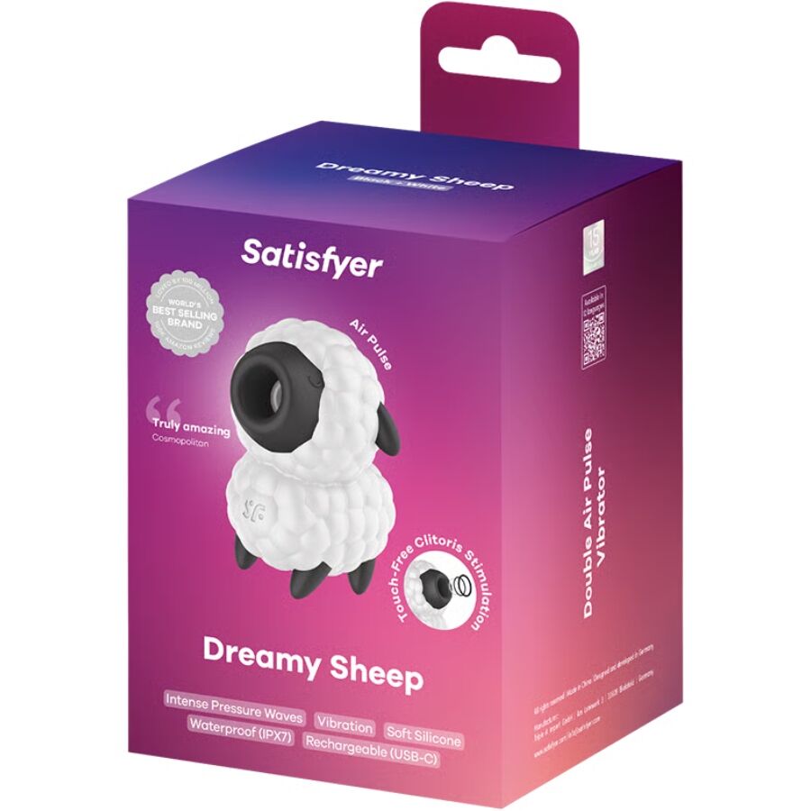 Satisfyer Dreamy Sheep – Le stimulateur clitoridien à air pulsé aussi doux qu’adorable