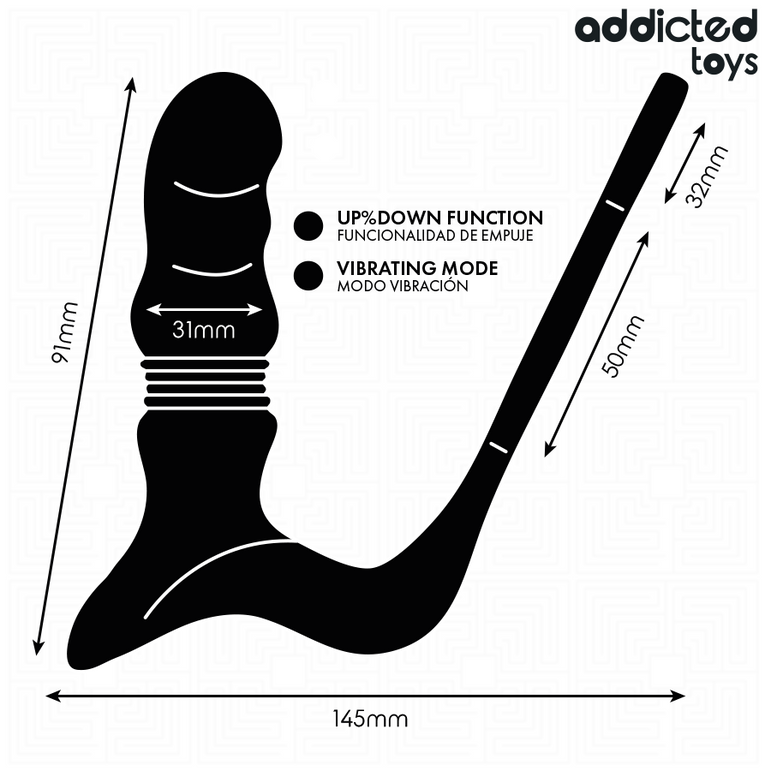ADDICTED TOYS - ANNEAU PROSTATIQUE UP&DOWN