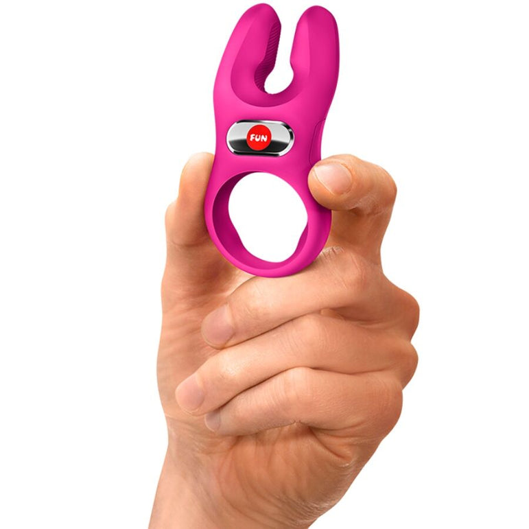 FUN FACTORY - ANNEAU PÉNIS VIBRANT PRO NOS MAGENTA