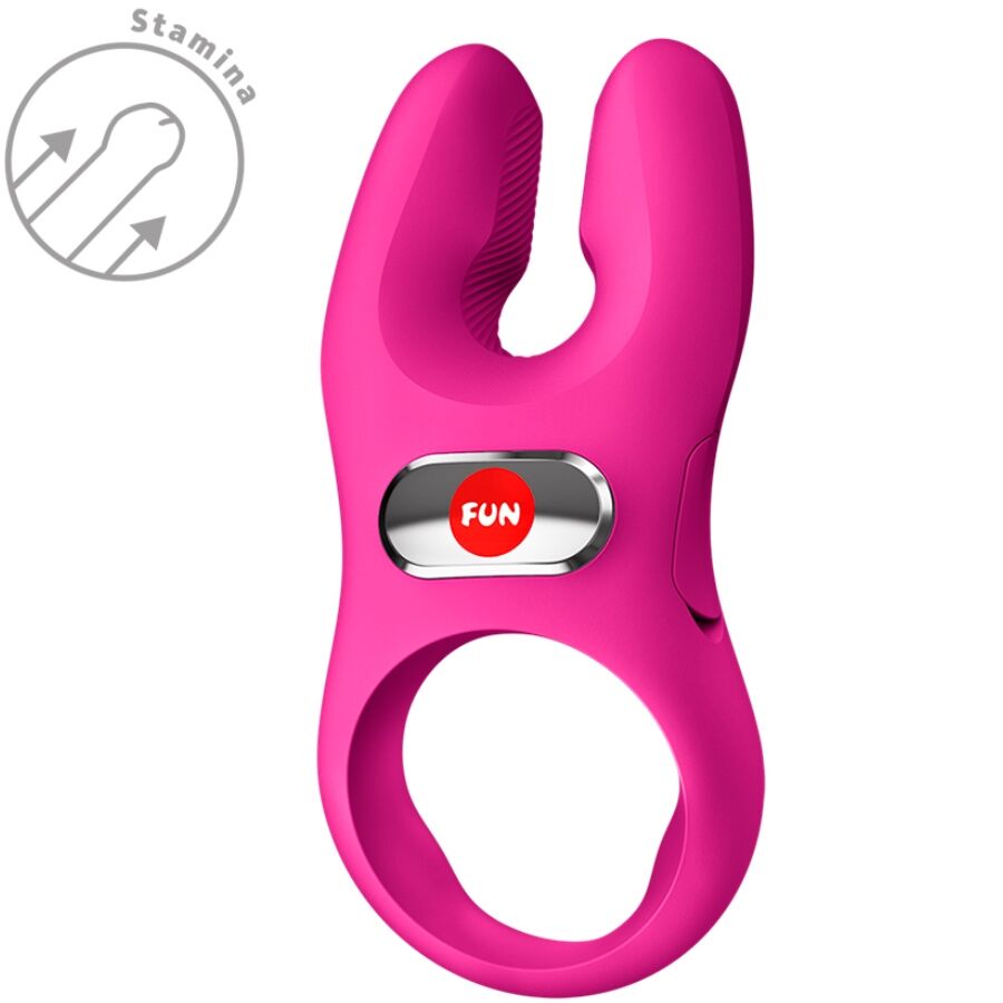 FUN FACTORY - ANNEAU PÉNIS VIBRANT PRO NOS MAGENTA