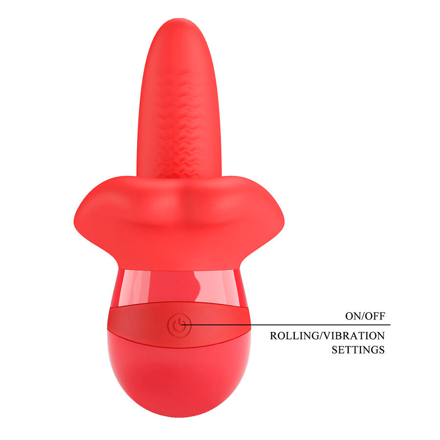 PRETTY LOVE - OBELIA VIBRATEUR À LANGUE AVEC MOUVEMENT ORBITAL