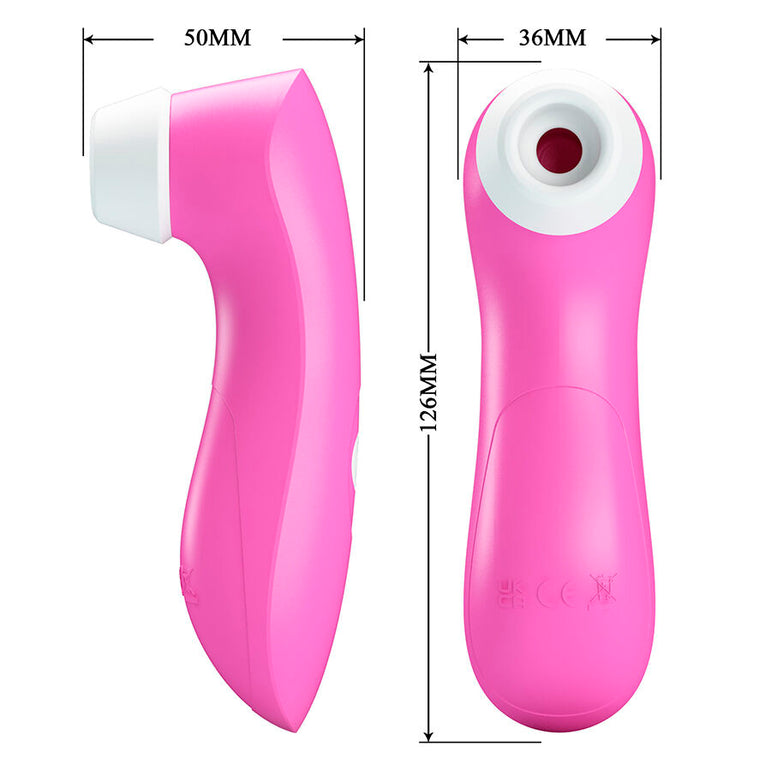 ROMANCE - APPAREIL DE SUCCION CLITORIALE AVEC TECHNOLOGIE DE PULSATION ROSE