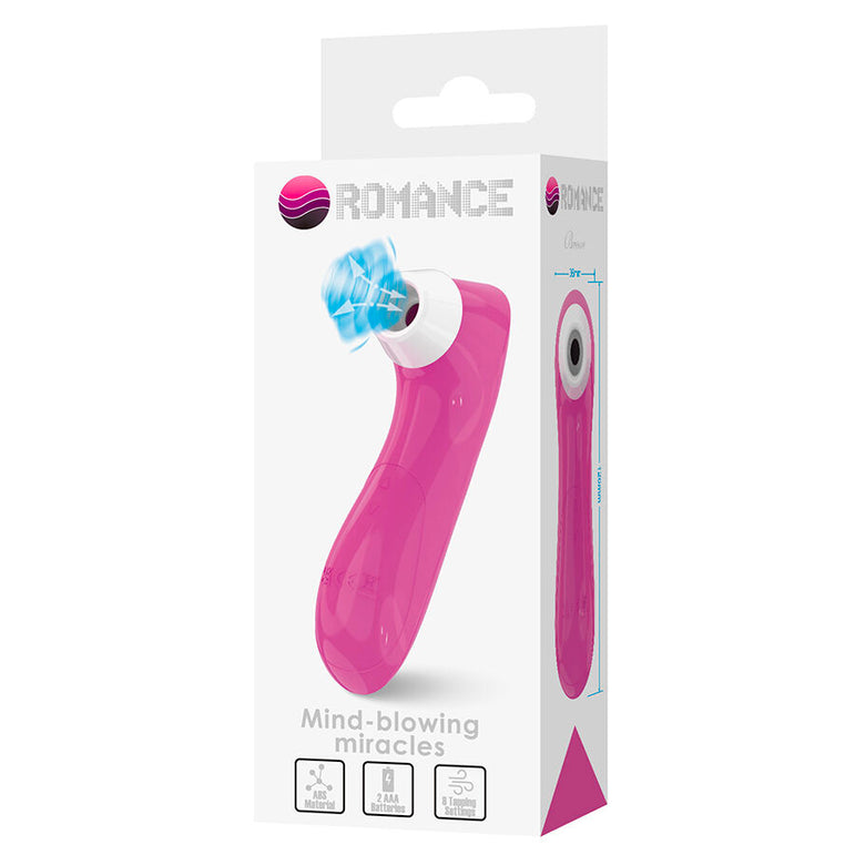 ROMANCE - APPAREIL DE SUCCION CLITORIALE AVEC TECHNOLOGIE DE PULSATION ROSE