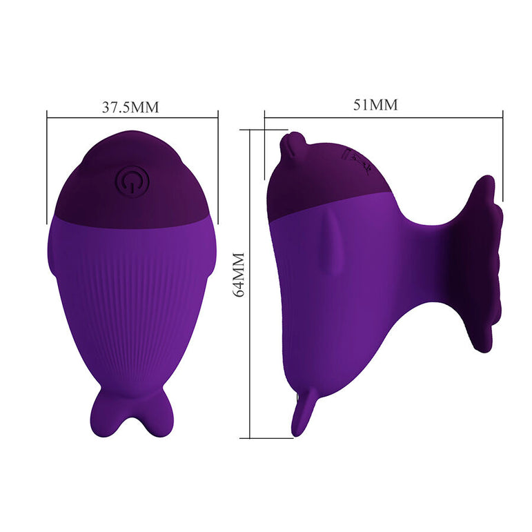 PRETTY LOVE - DOLPHIN MINI VIBRATEUR AVEC CLIP
