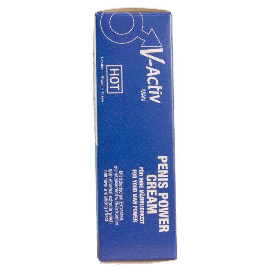 HOT - CRÈME STIMULANTE POUR LE PÉNIS V-ACTIV POUR HOMMES 50 ML