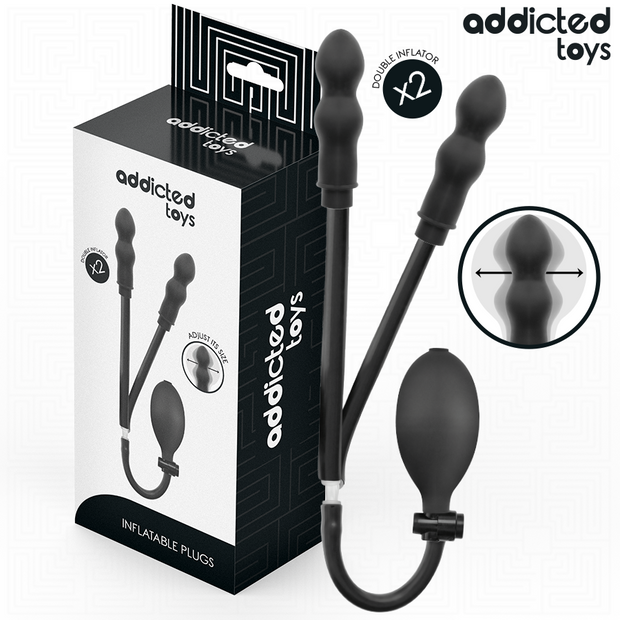 ADDICTED TOYS - PLUG ANAL DOUBLE GONFLABLE MODÈLE 1