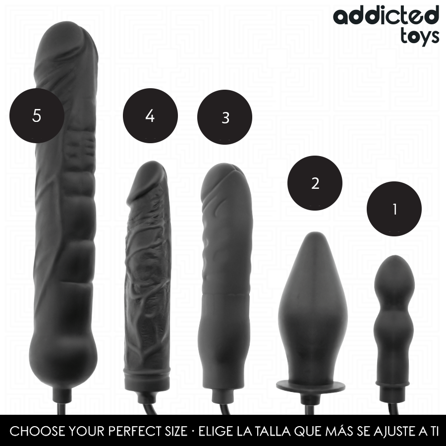 ADDICTED TOYS - PLUG ANAL GONFLABLE MODÈLE 1