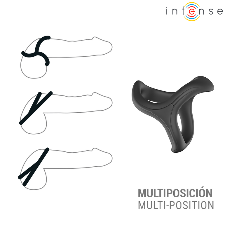 INTENSE - ALFIE ANNEAU PÉNIS TRIPLE RÉGLABLE MODÈLE 6