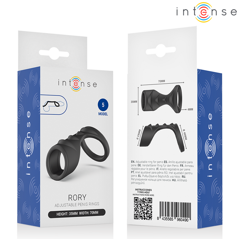INTENSE - RORY ANNEAU PÉNIS RÉGLABLE MODÈLE 5