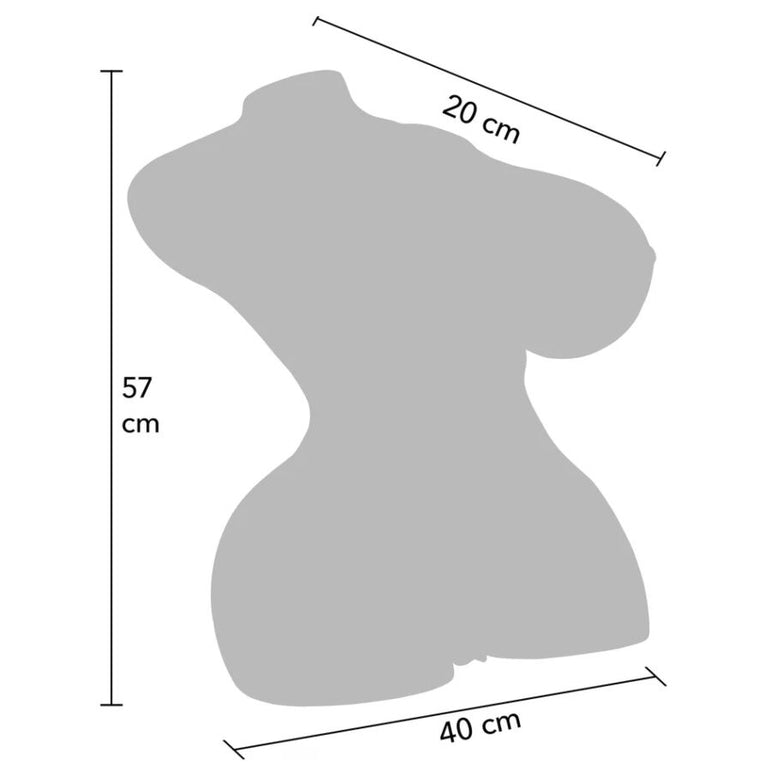DÉSIR CACHÉ - TORSE DE PUTE MÉGA TRAITE FÉMININE MASTURBATEUR 22 KG