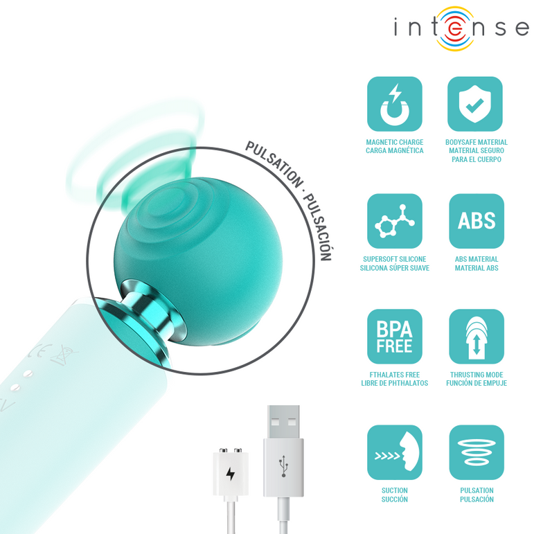 INTENSE - HAMBY STIMULATEUR MULTIFONCTIONNEL À SUCCION ET VIBRATION