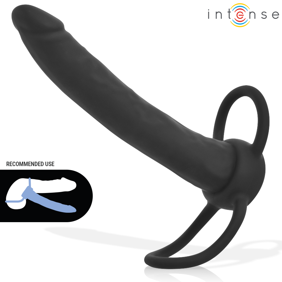 INTENSE - LUCAS GODE ANAL AVEC ANNEAU PÉNIEN ET TESTICULAIRE EN SILICONE
