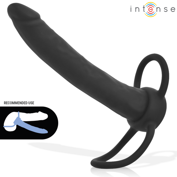 INTENSE - LUCAS GODE ANAL AVEC ANNEAU PÉNIEN ET TESTICULAIRE EN SILICONE