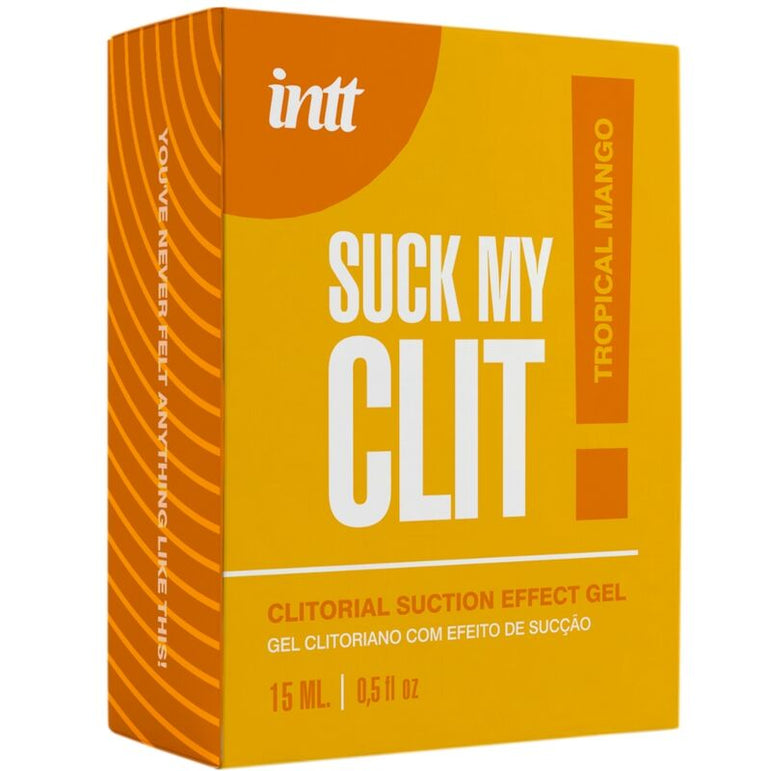 INTT - SUCK MY CLIT GEL EFFET SUCCION PARFUM MANGUE TROPICALE, 15 ML