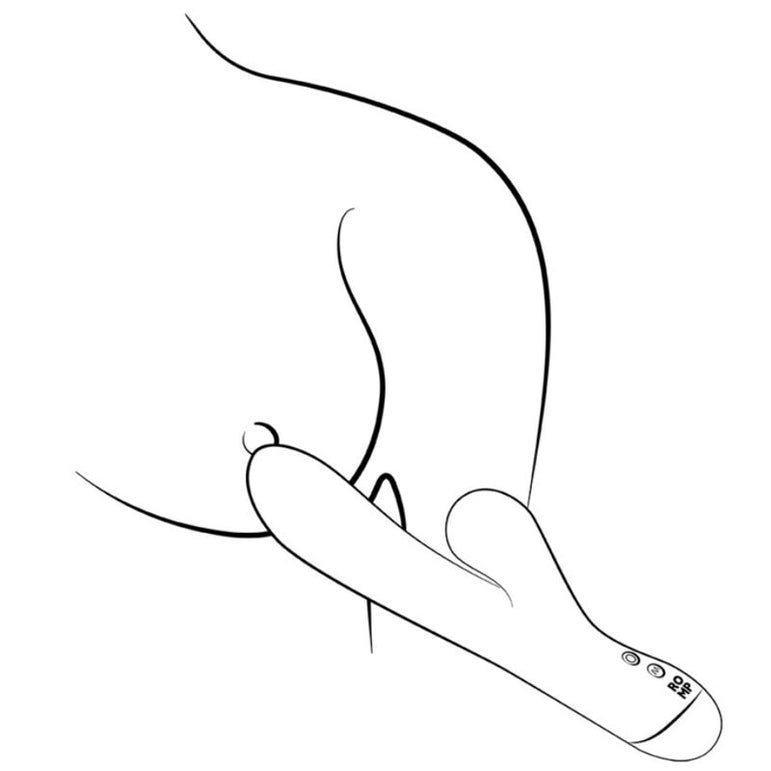 ROMP - PULSE VIBRATEUR DOUBLE POINT G RABBIT BLEU ÉLECTRIQUE