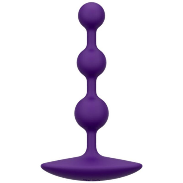 ROMP - AMP PERLES ANALES EN SILICONE FLEXIBLE VIOLETTES 12,5 CM