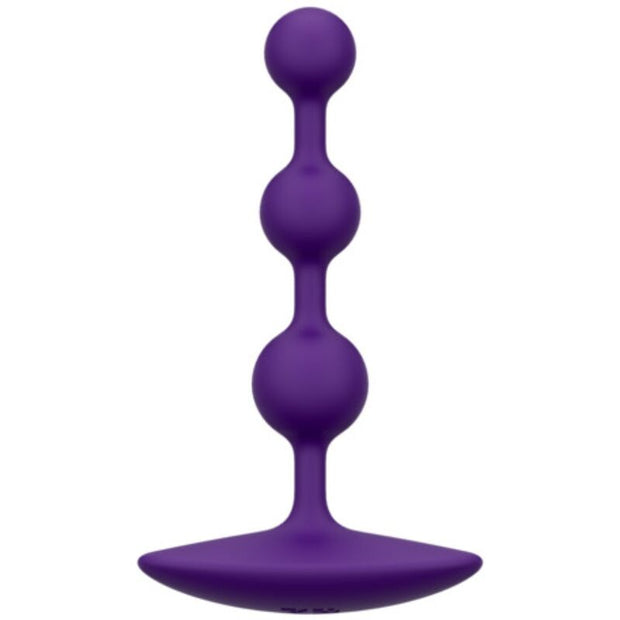 ROMP - AMP PERLES ANALES EN SILICONE FLEXIBLE VIOLETTES 12,5 CM