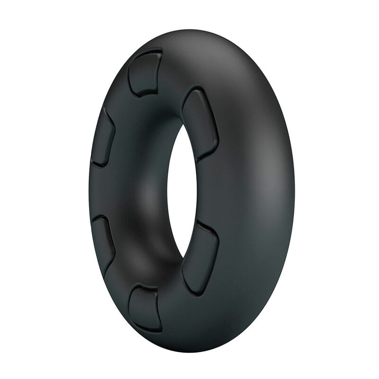 CRAZY BULL - ANNEAU PÉNAL EN SILICONE SUPER DOUX BERTRAM NOIR