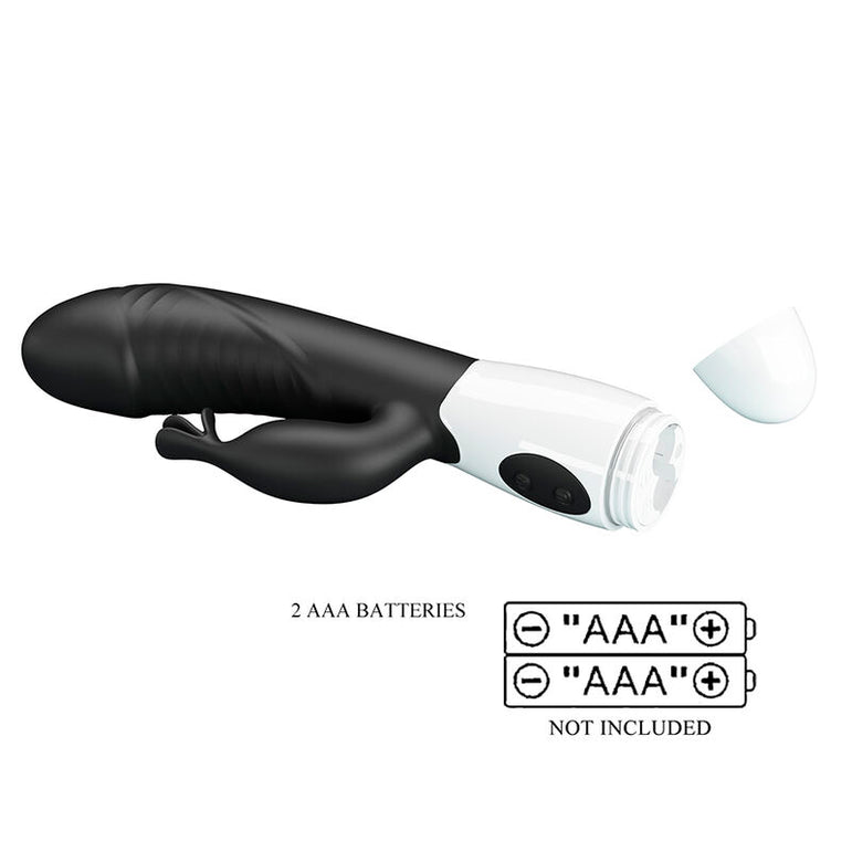 PRETTY LOVE - ROGUE MUSE VIBRATEUR LAPIN 30 FONCTIONS NOIR