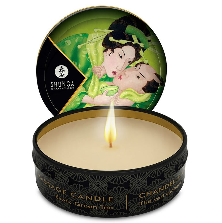 SHUNGA - MINI CARESSE À LA BOUGIE PRÉSENTOIR BOUGIES DE MASSAGE 24 UNITÉS