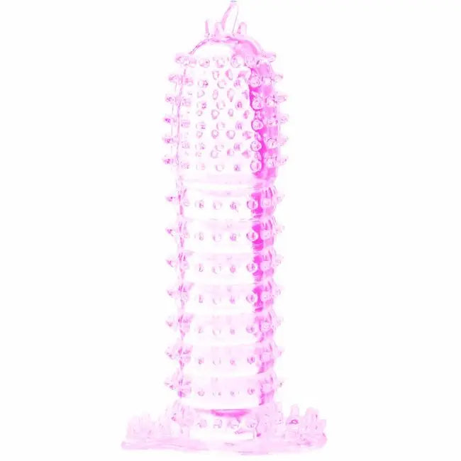 BAILE - GAINE PÉNIENNE  POINTS STIMULANTS ROSE 14 CM