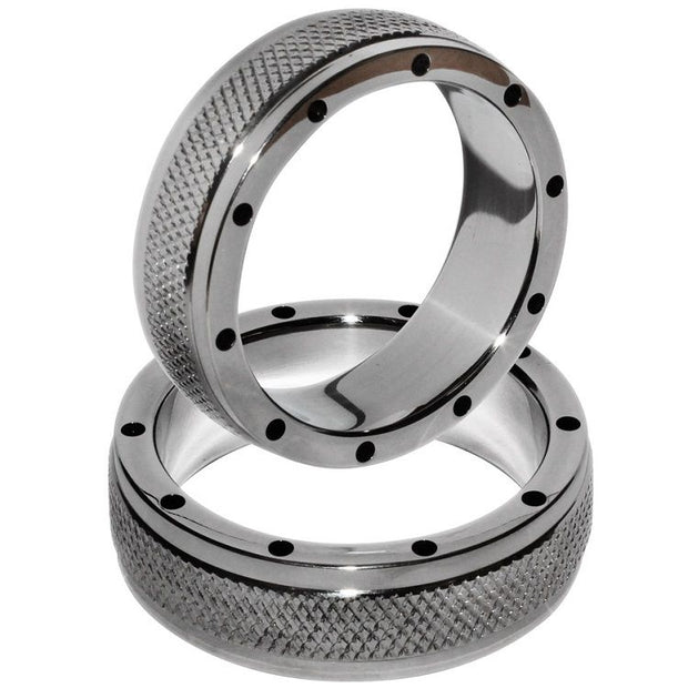 METAL HARD - ANNEAU POUR PÉNIS ET TESTICULES 50MM