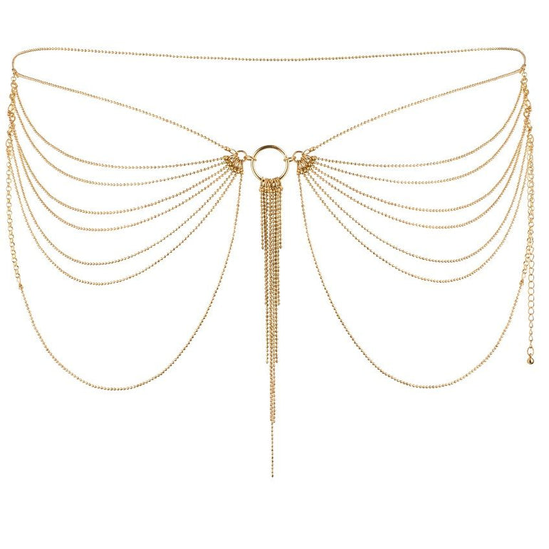 BIJOUX - MAGNIFIQUE BIJOU CHAÎNE MÉTAL POUR TAILLE DORÉE