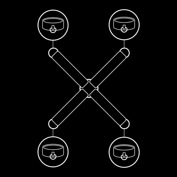 FETISH SUBMISSIVE - UNION DE MENOTTES EN CUIR VÉGAN