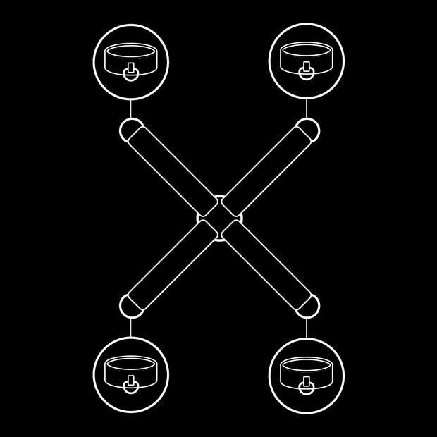 FETISH SUBMISSIVE - UNION DE MENOTTES EN CUIR VÉGAN